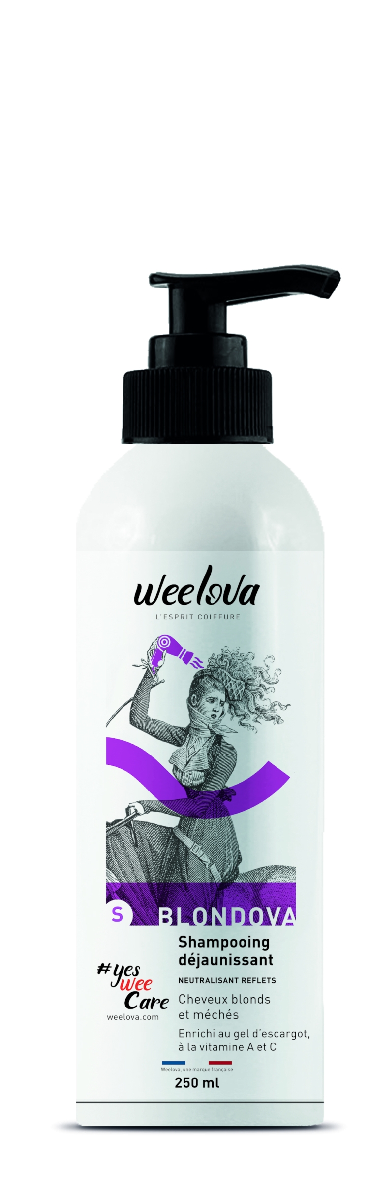 Shampooing Violet Déjaunisseur Blondova - 250ml