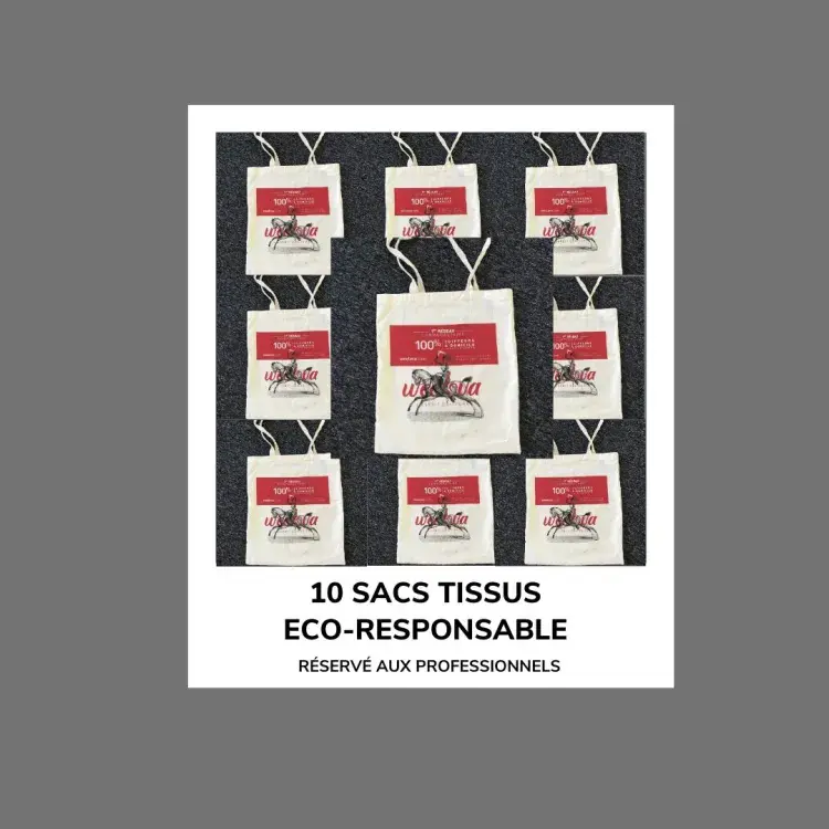 Pack de 10 sacs en coton - Weelova