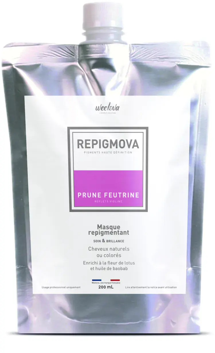 Soin Repigmentant - Prune Feutrine (Reflets Violine) Repigmova - 200ml