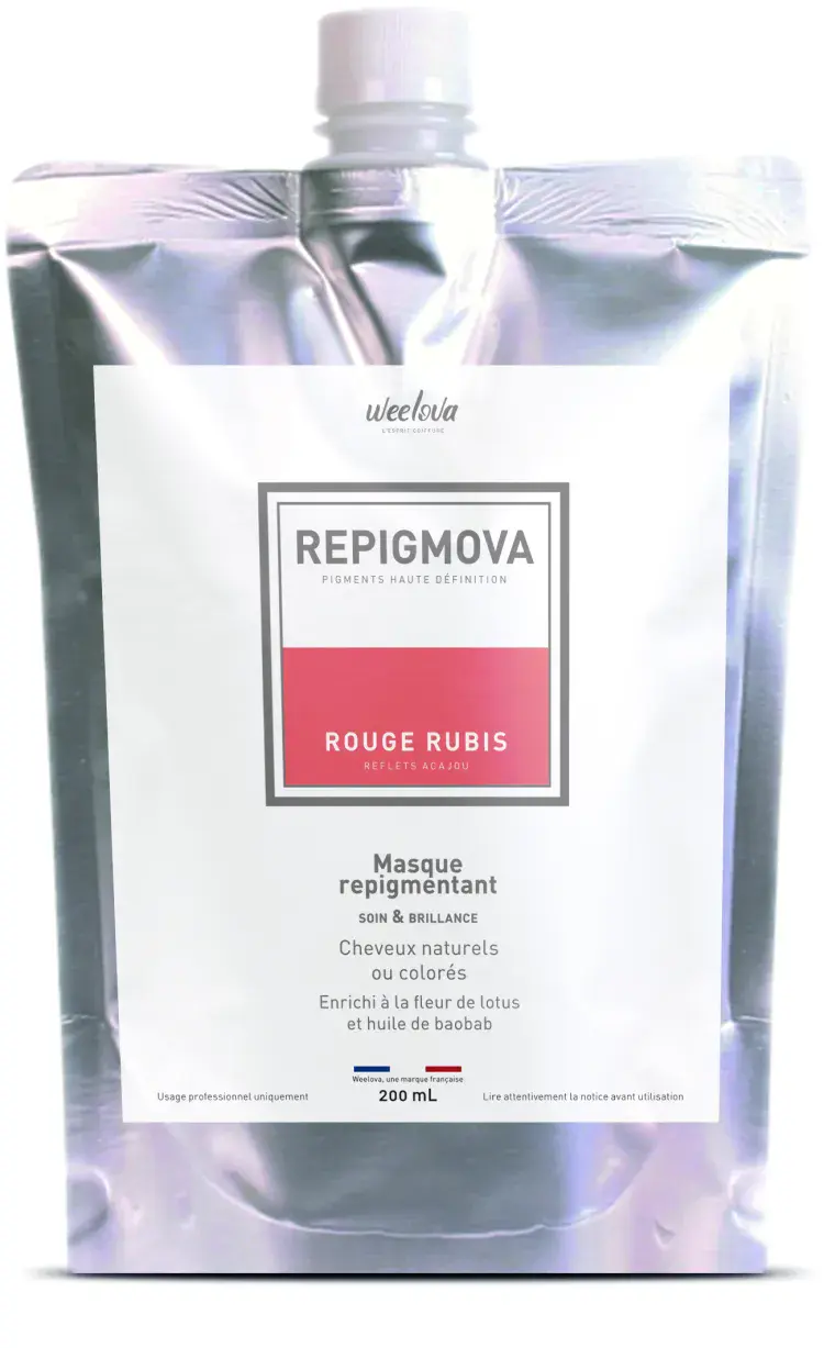 Soin Repigmentant - Rouge Rubis (reflets acajou) Repigmova - 200ml